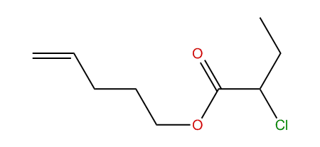 4-Pentenyl 2-chlorobutanoate